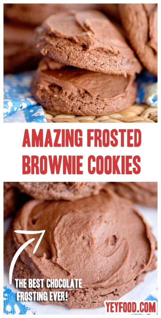 Amazing Frosted Brownie Cookies