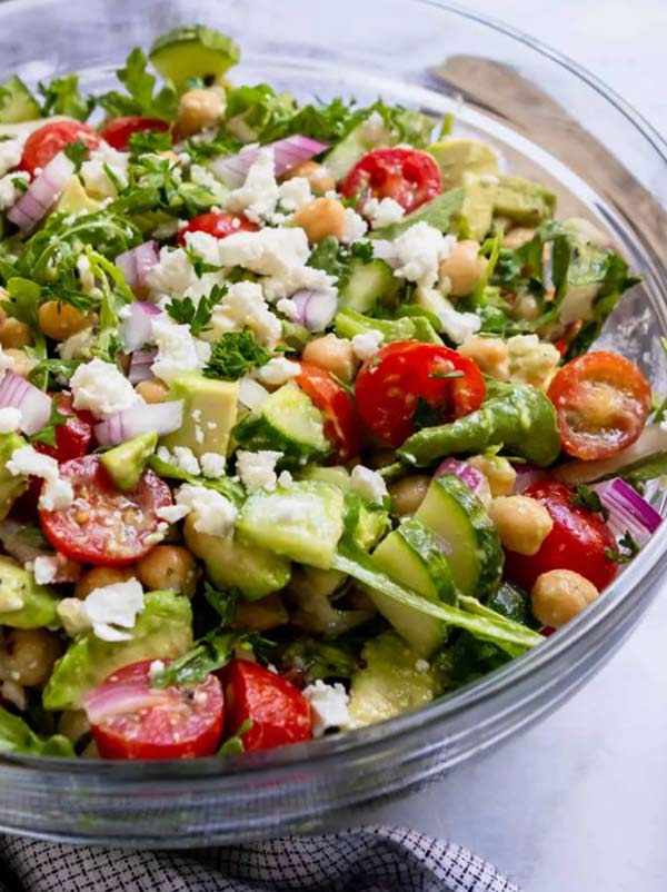 Chickpea Avocado Salad