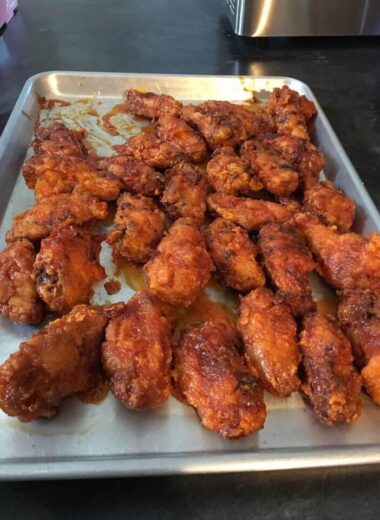 Oven Baked Buffalo Chicken Wings