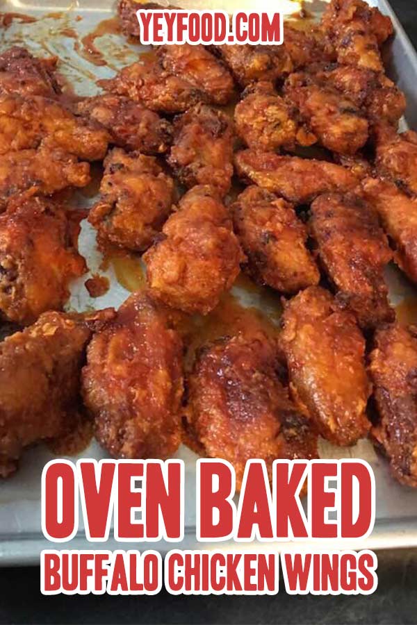 Oven Baked Buffalo Chicken Wings