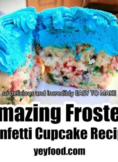 Amazing Frosted Funfetti Cupcake Recipe