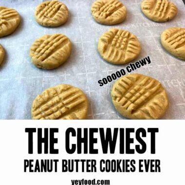 Chewy Peanut Butter Cookie