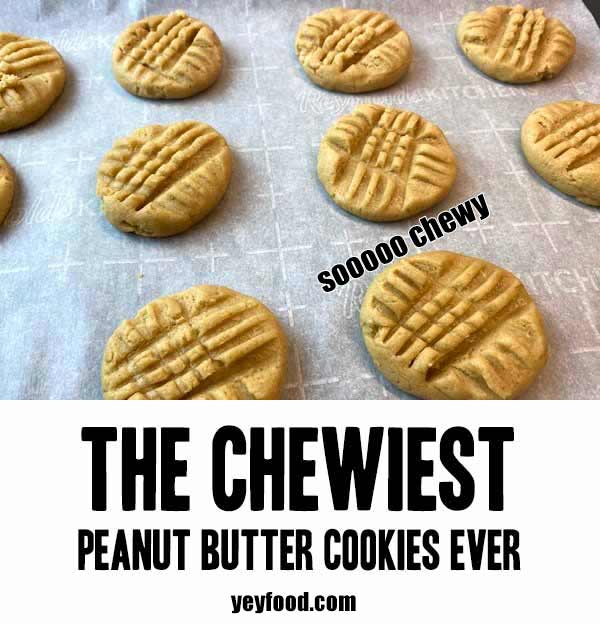 Chewy Peanut Butter Cookie