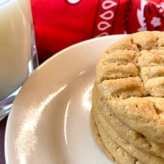 chewy peanut butter cookies