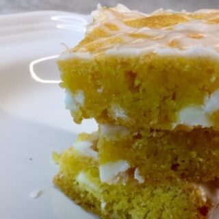 stack of lemon bars