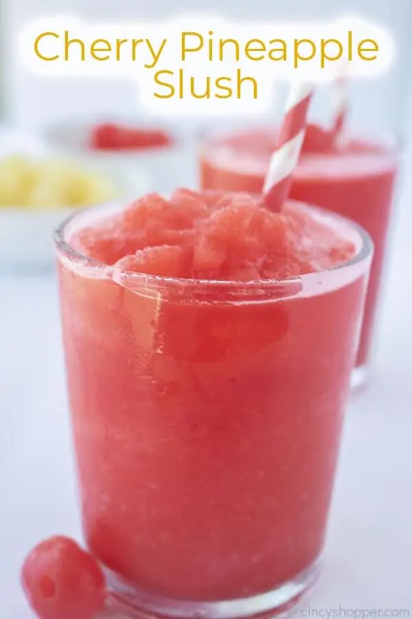 Cherry Pineapple Slush Recipe