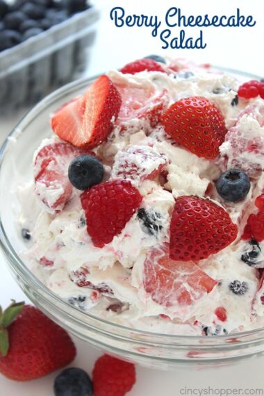 Berry Cheesecake Salad Recipe - Yeyfood.com: Recipes, cooking tips, and ...