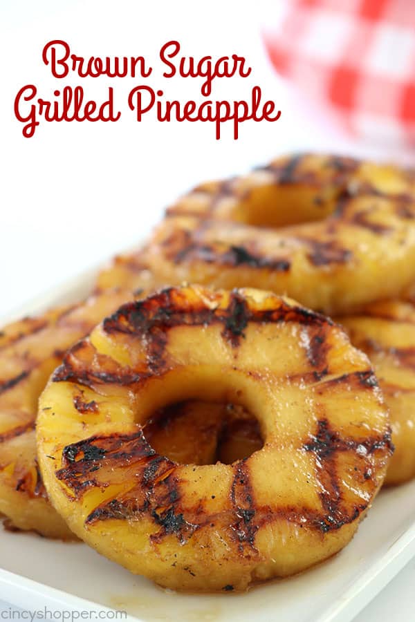 brown sugar grilled pineapple