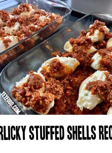 Garlicky Stuffed Shells Recipe