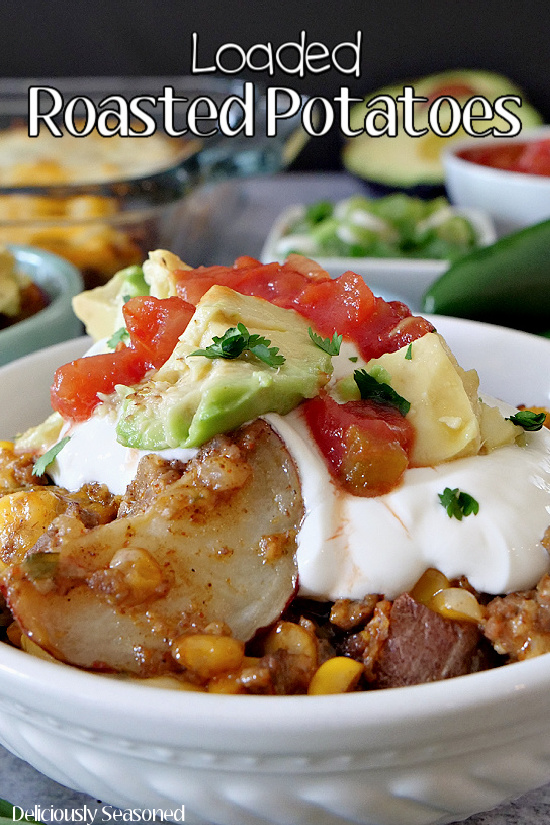 Loaded Roasted Potatoes Recipe - Yeyfood.com: Recipes, cooking tips ...