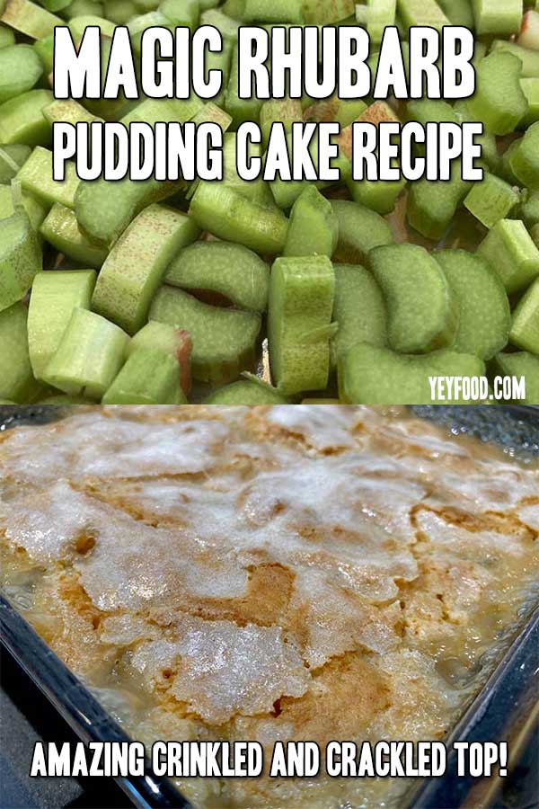 Magic Rhubarb Pudding Cake Recipe