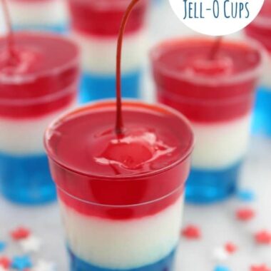 4th of July Firecracker Jell-O Cup