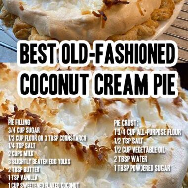 Best Old-Fashioned Coconut Cream Pie