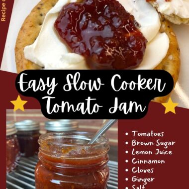 slow cooker tomato jam