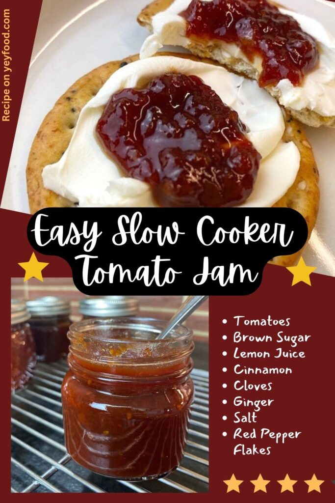 slow cooker tomato jam