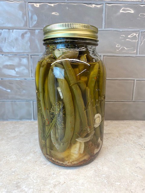 Dilly Pickled Green Beans Here's How To Make Them In Your Refrigerator ...