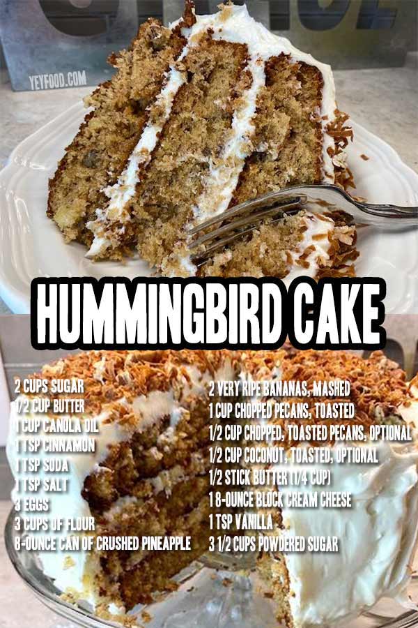 Old-Fashioned Hummingbird Cake Recipe | Unpeeled Journal