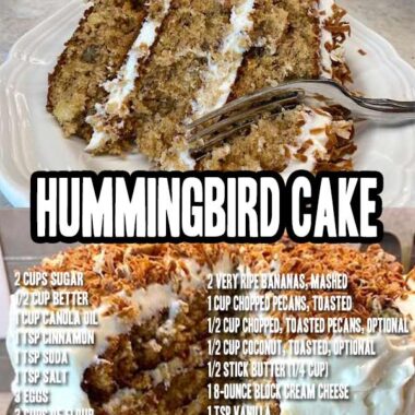 Hummingbird Cake