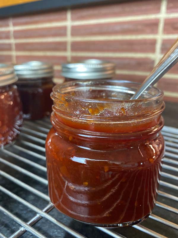 tomato jam jar