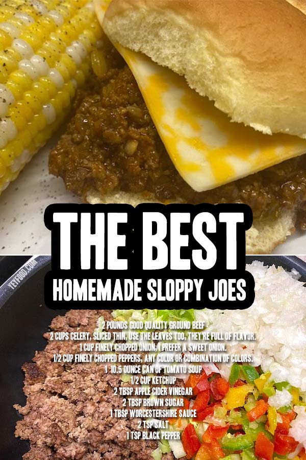 Homemade Sloppy Joes