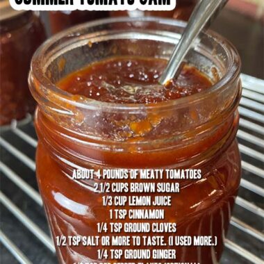 Easy Slow Cooker Summer Tomato Jam