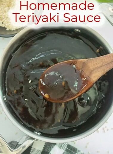 homemade teriyaki sauce