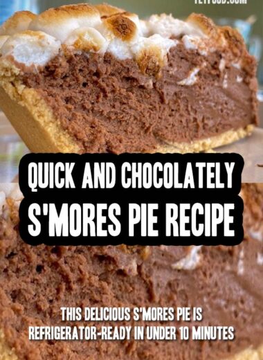 Quick And Chocolately S'mores Pie Recipe