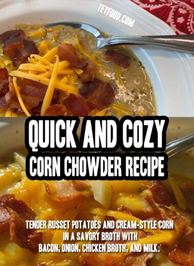 Quick And Cozy Corn Chowder Recipe