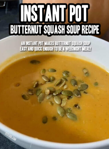 Instant Pot Butternut Squash Soup Recipe
