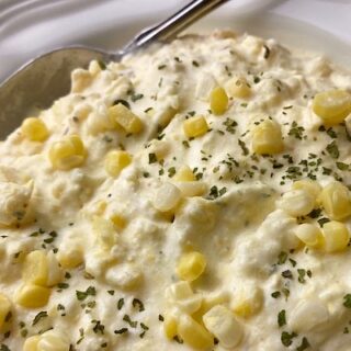 whipped cream corn salad