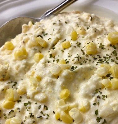 whipped cream corn salad