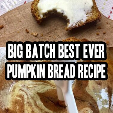 big batch pumpkin bread