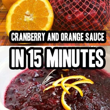 Fresh Cranberry And Orange Sauce Recipe