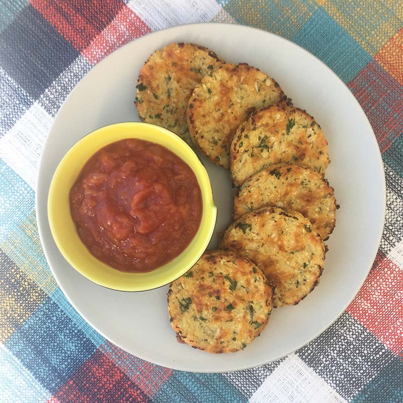 crispy cauliflower rounds