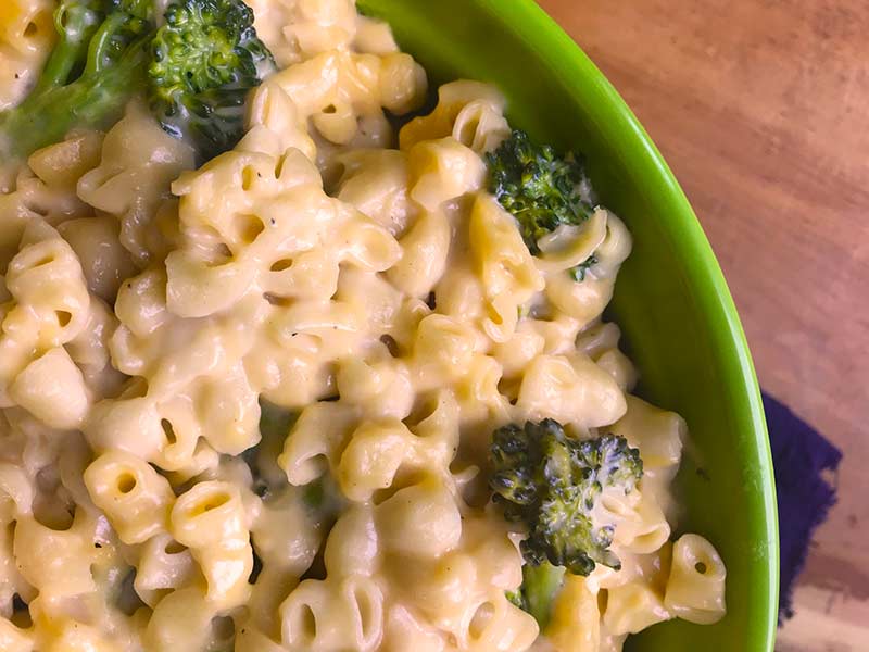 low carb broccoli mac and cheese
