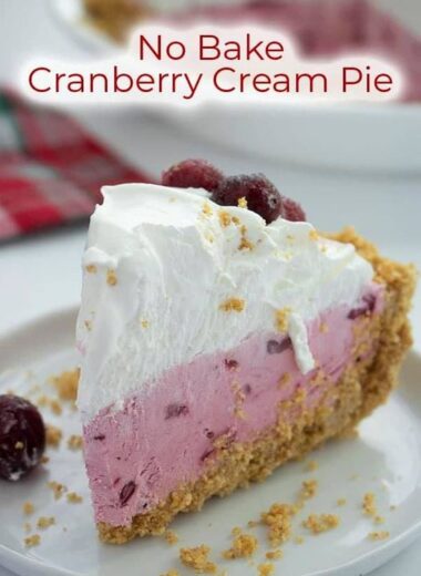 cranberry cream pie