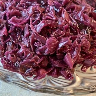 homemade red cabbage