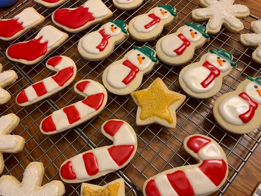 decorated sugar cookies