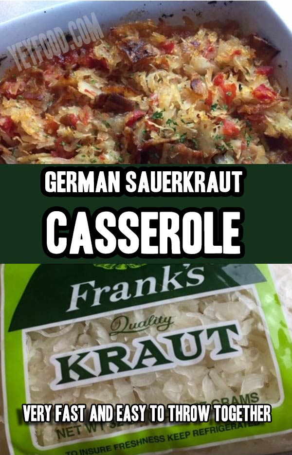 German Sauerkraut Casserole