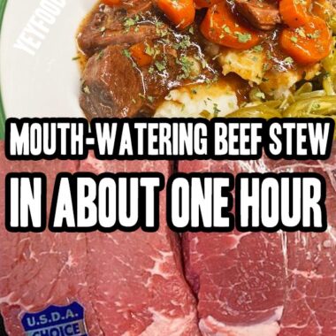 How To Make Amazing Mouth-Watering Beef Stew In About One Hour
