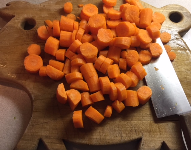 sliced carrots