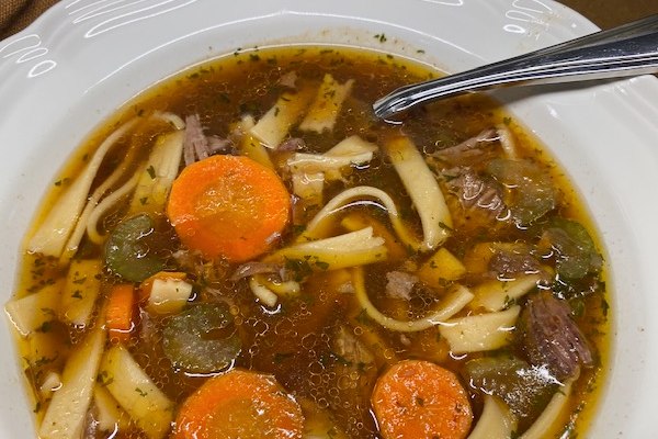 instant beef noodle soup