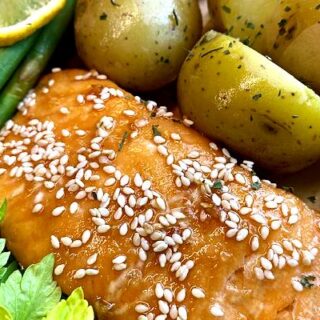 Honey Soy Garlic Glazed Salmon 