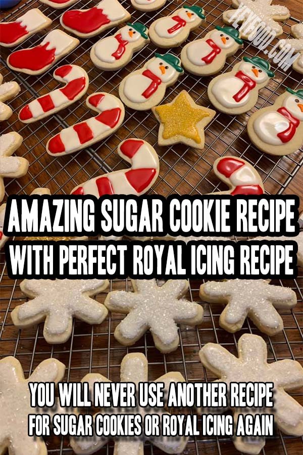 Amazing Sugar Cookie Recipe with Perfect Royal Icing Recipe