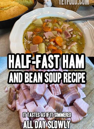 Half-Fast Ham And Bean Soup Recipe
