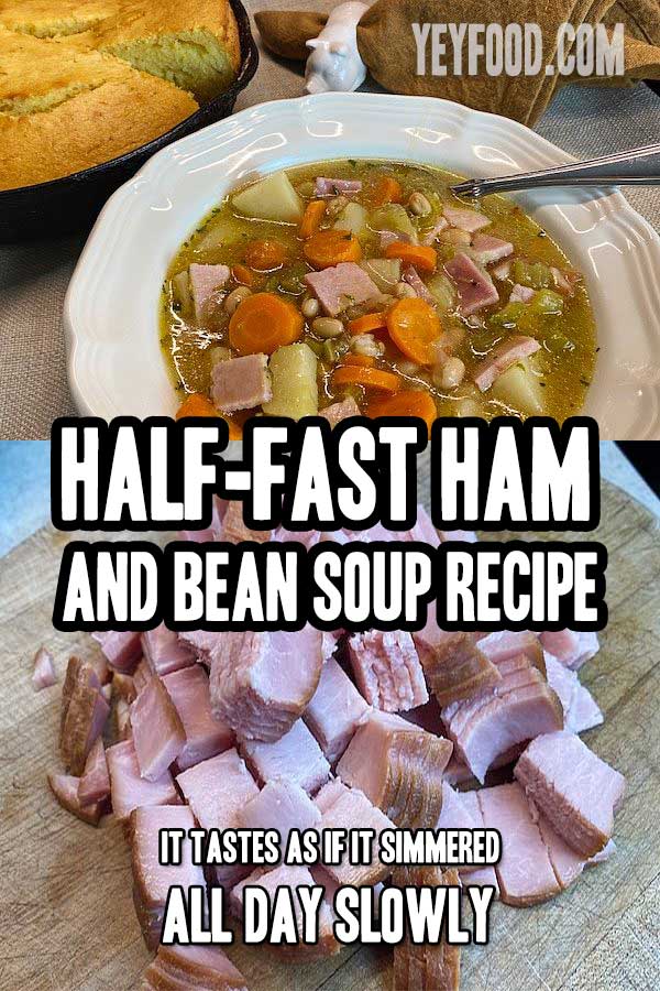 Half-Fast Ham And Bean Soup Recipe