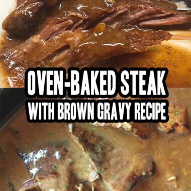 Oven-Baked Steak With Brown Gravy Recipe