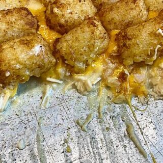 cheesy chicken tater tot casserole