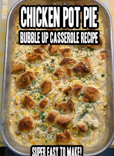 Chicken Pot Pie Bubble Up Casserole Recipe