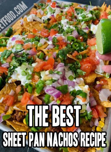 Sheet Pan Nachos Recipe